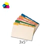 3x5, 4x6,5x8'' office stationary High Quality White Ruled Neon Colored Paper Index Recipe Cards File Box