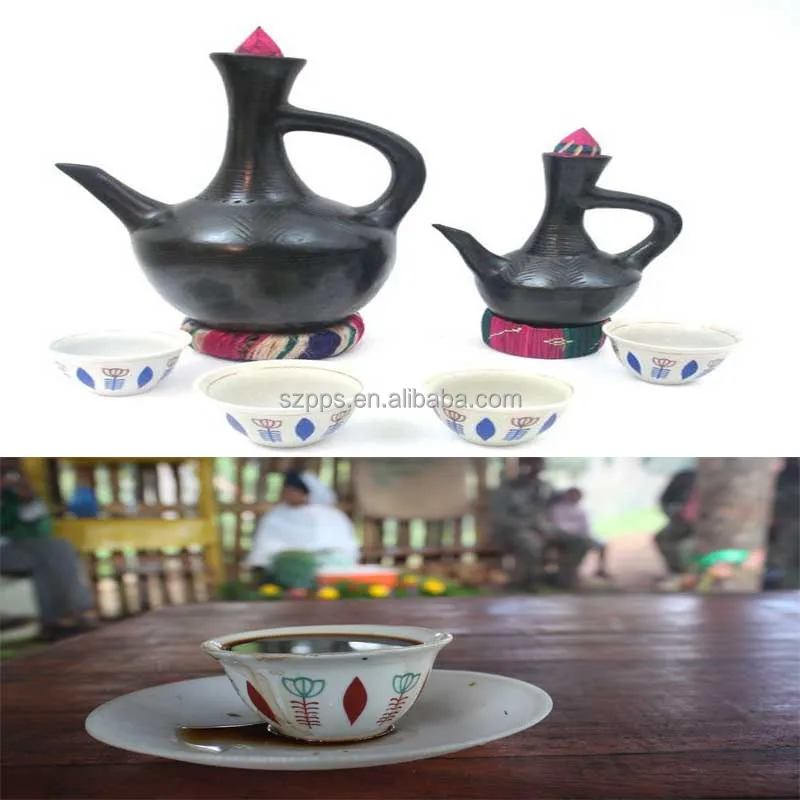 Coffee set- 12 piece Ethiopian Traditional size coffee cups & saucers