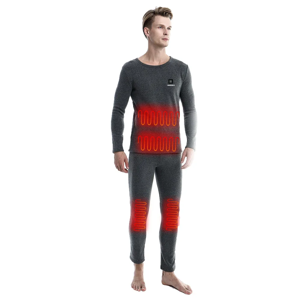 Men's Electrical Usb Heated Thermal Underwear Buy Men's Electrical