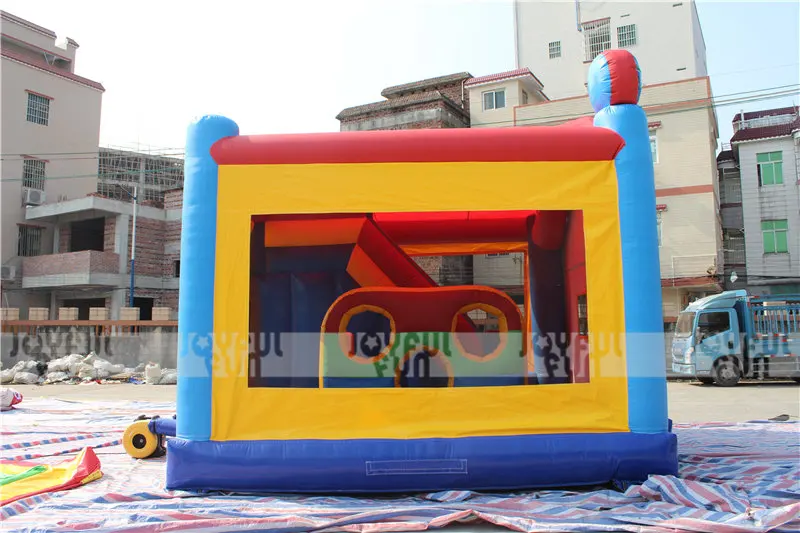 Inflatable cartoon jump bouncy castle house inflatable combo for amusement park JFCB-003-6.JPG
