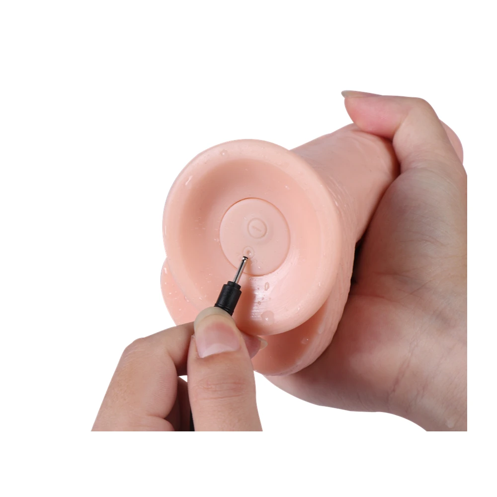 wireless remote controlled thrusting dildo vibrating