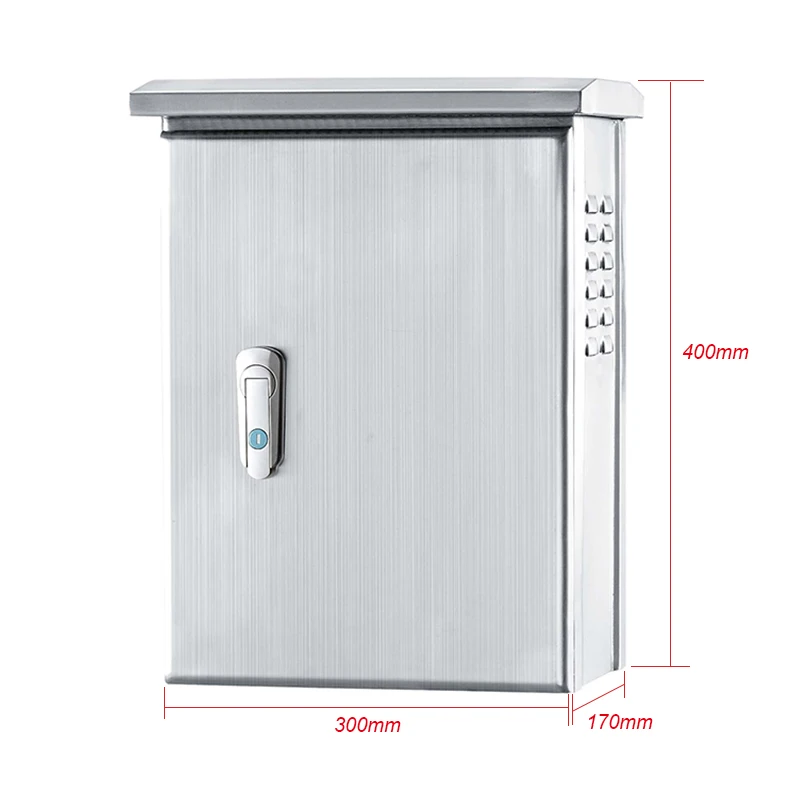 Caja De Distribución Eléctrica De Metal Para Exteriores,Montado En La