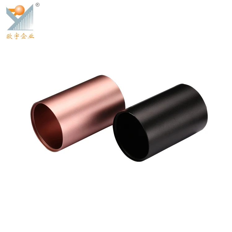 6000 series alu round led advertisement aluminum profile anodized aluminium tube