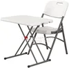Modern Classroom Furniture Foldable Single Study Desk & Chair Strong Plastic Student Desk with Chair