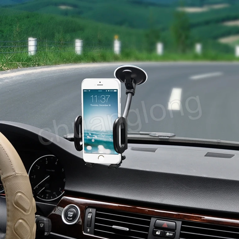 

Trending Products 2021 New Arrivals Gooseneck Windshield Phone Car Holder Car Mobile Holder