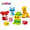 Early animals partner building toys set intelligence kids game blocks