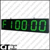 6 digit 6 inch digital display extra large wall clocks
