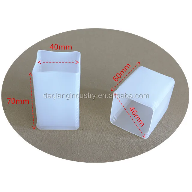 Plastic boxes for CNC machine tools packing Rectangular tool box 40mm*70mm