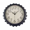 Bottle Cap Shape Wall Clock With 3d Numbers