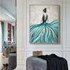 Beautiful young girl decorative painting European art bedroom living room cafe decorative oil painting