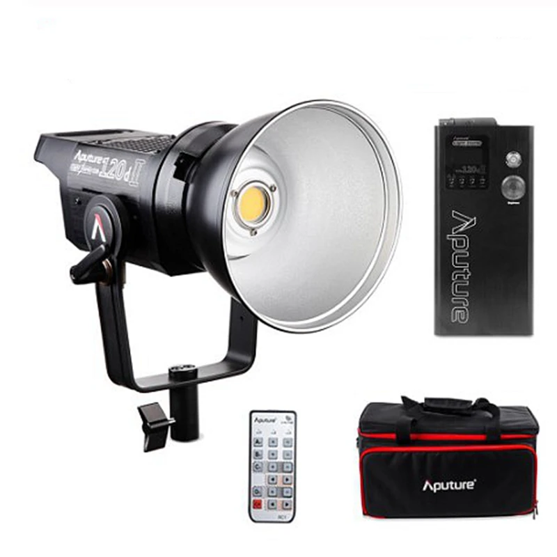 

Photography Aputure 120D II Daylight 180W Continuous V-Mount LED Video Light For Filming Shooting