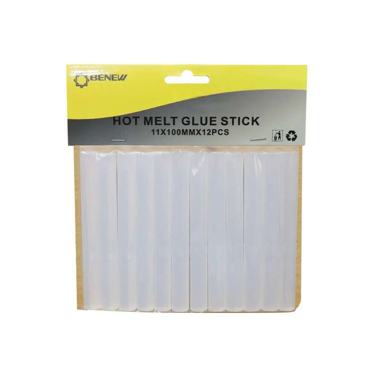 Head Card 10 Pcs Clear Hot Melt Glue Adhesive Sticks 11x 200 X 10mm For