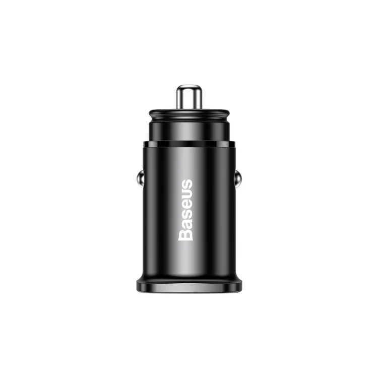 

Baseus Fast 30W Mini PD 3.0 QC4.0 Dual USB Type-C Port Car Charger Adapter For Mate 20 Find X