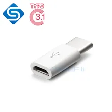 SAUFII USB 3.1 Type C Male to Micro USB 5pin Female Microusb Data Charger Adapter Cable for New Macbook ZUK ZI OnePlus 2
