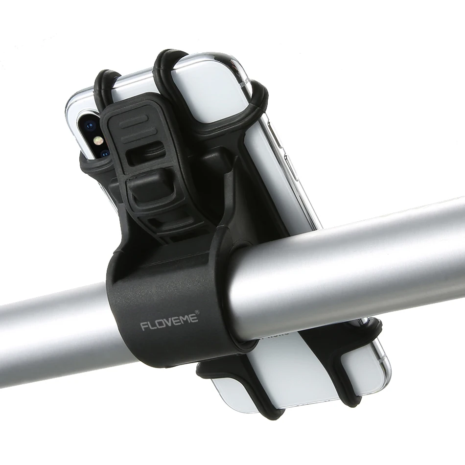 

Free Shipping 1 Sample OK strongly fixed adjustable bicycle phone holder silicone stand holder mobile stand for bike Customized