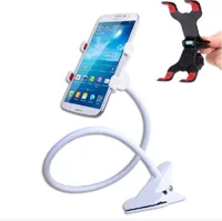 

Lazy person bedside table top plastic mobile phone bracket 360 degrees rotation