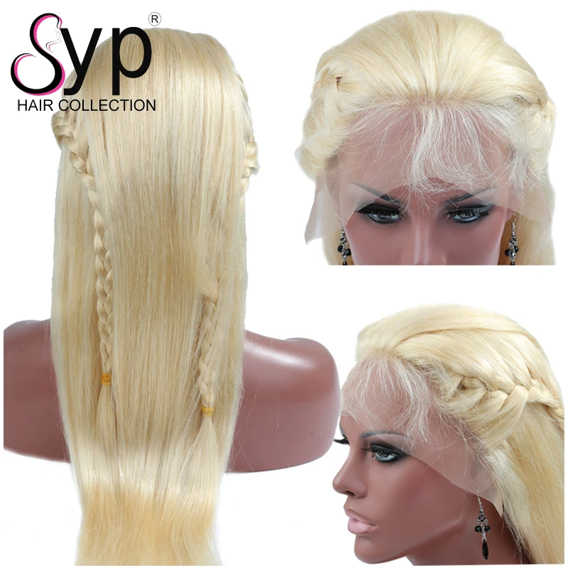 

613 Blonde Human Hair Wigs, 8a Indian Virgin Hair From India, Beauty Plus Swiss Lace Wig