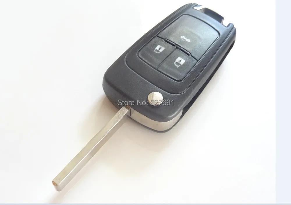 10 шт. авто пульта дистанционного ключевая для Opel VAUXHALL знаки Astra 3 кнопки флип ключи от машины пустой чехол крышку брелок с логотипом