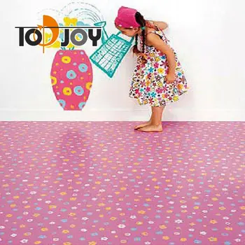 Eco Friendly Pink Floor Vinyl Tile For Daycare Buy Pink Floor