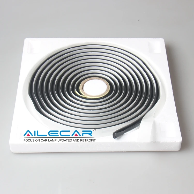 Automotive Butyl Windscreen Sealant 9.5mm*4.57m For Car Headlamp