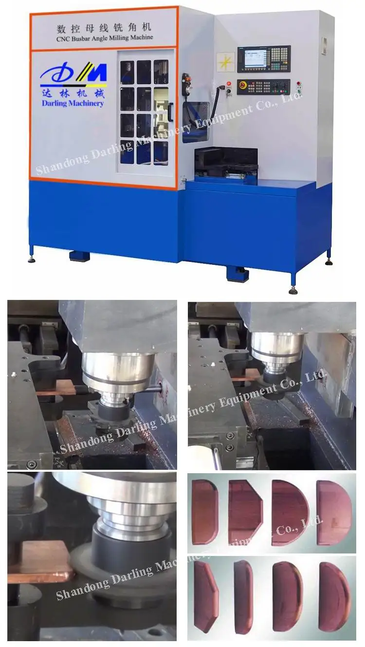 Darling Machinery new generation DM-BAM CNC manufacturer busbar angle milling machine