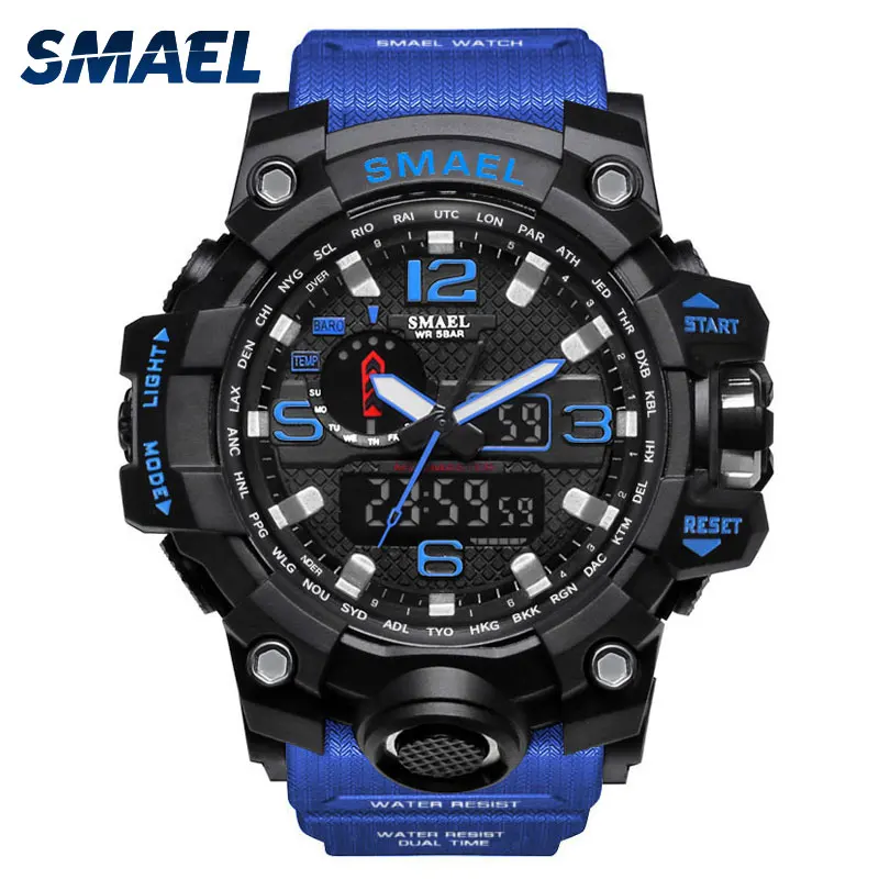 

Fashion time smael watches men luxury plastic chronograph military watch china watch manufacturers