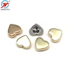 Custom High Quality Metal Decorative Heart Shaped Buttons Studs Rivets For Clothing