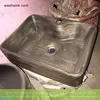 TPAA-008 Metal like surface ceramic kitchen washing sink