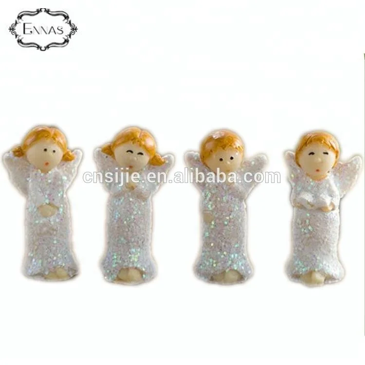 Polyresin miniature fairy figurine design for garden decoration