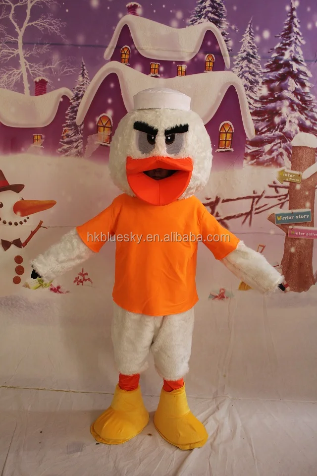 

bswm111 good vision orange T-shirt Ibis mascot costume white Ibis costume for sale, Picture shown or customized