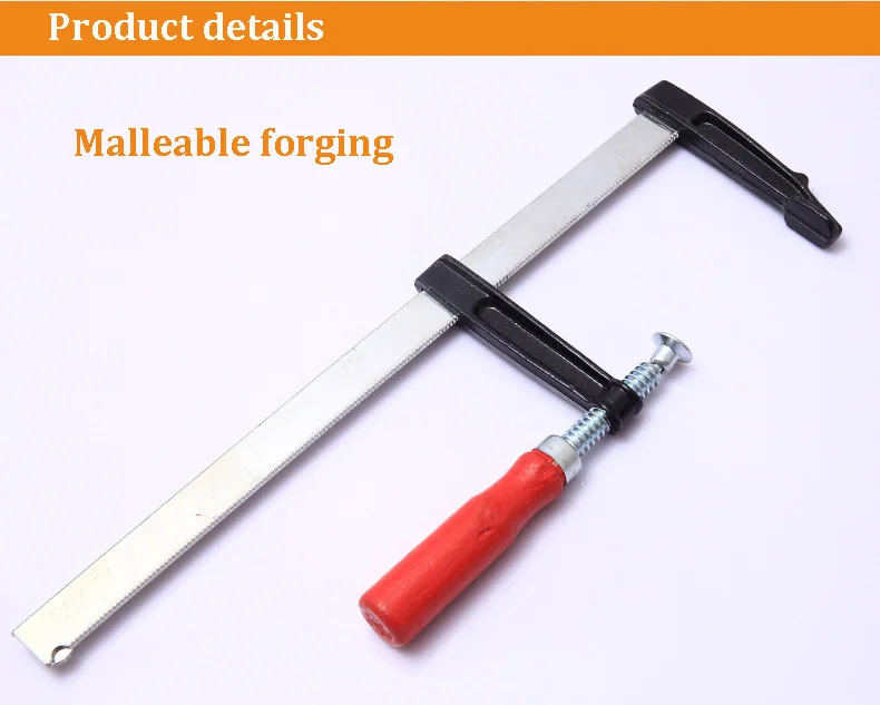 Good Quality Drop F Clamp Slide Locking Bar Clamp For Wood