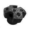 Custom low alloy steel three / six / seven hole drill bit of Soluble Glass Precision Casting for mining Machine