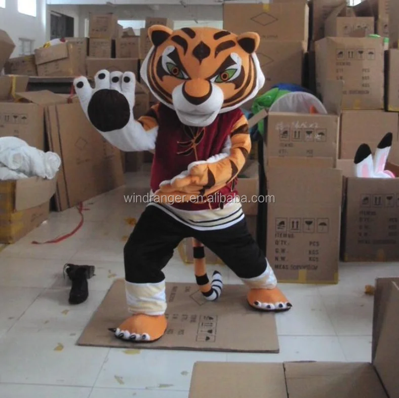 

Windranger - realistic kungfu tiger cosplay mascot costume, Pic color