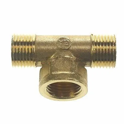 

Brass Fittings: Brass Tee Forged Male X Female X Male Thread