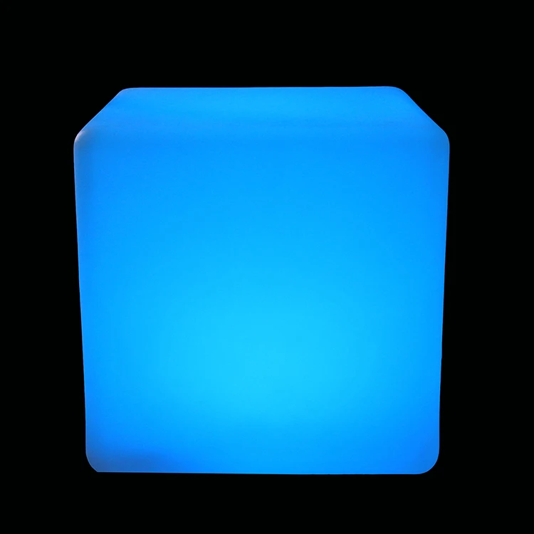
Led nightclub furniture 16 color glow rechargeable rgb led cube table 