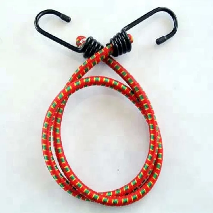 
Factory Supply 8MM Rubber Color sport bungee cord and elastic rope 