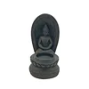 Custom Handmade Decorative Small Cement Buddha Statues with candle holder