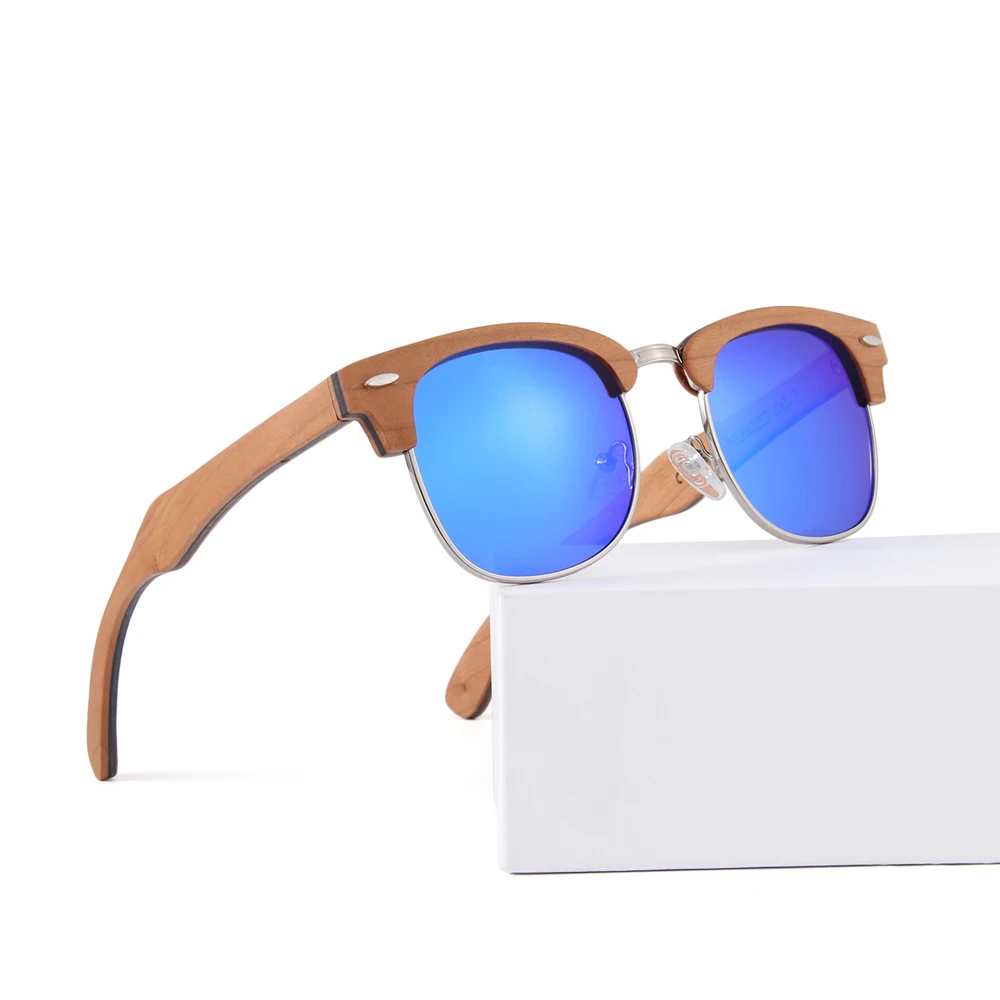 

custom private logo wood sunglasses