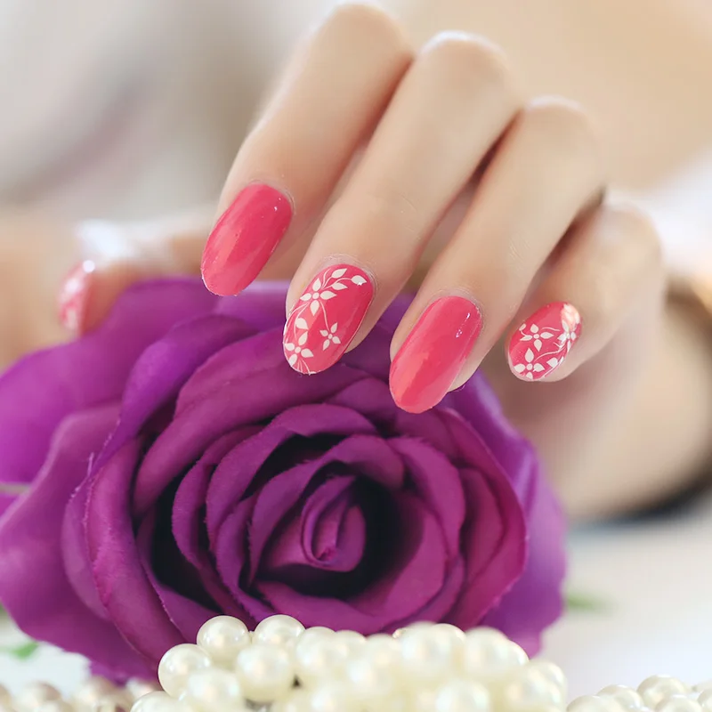 

2014 Hot Sell Shanghai Huizi self-adhesive nail polish Nail sticker for nail