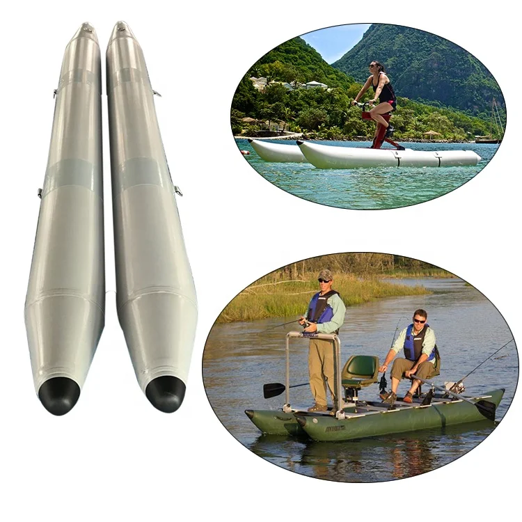 

Custom Size Heavy-duty PVC Inflatable Banana Pontoons Tubes Buoy Pedal Boats with No MOQ for Floating Sea Water Bicycle Bike, Customized color