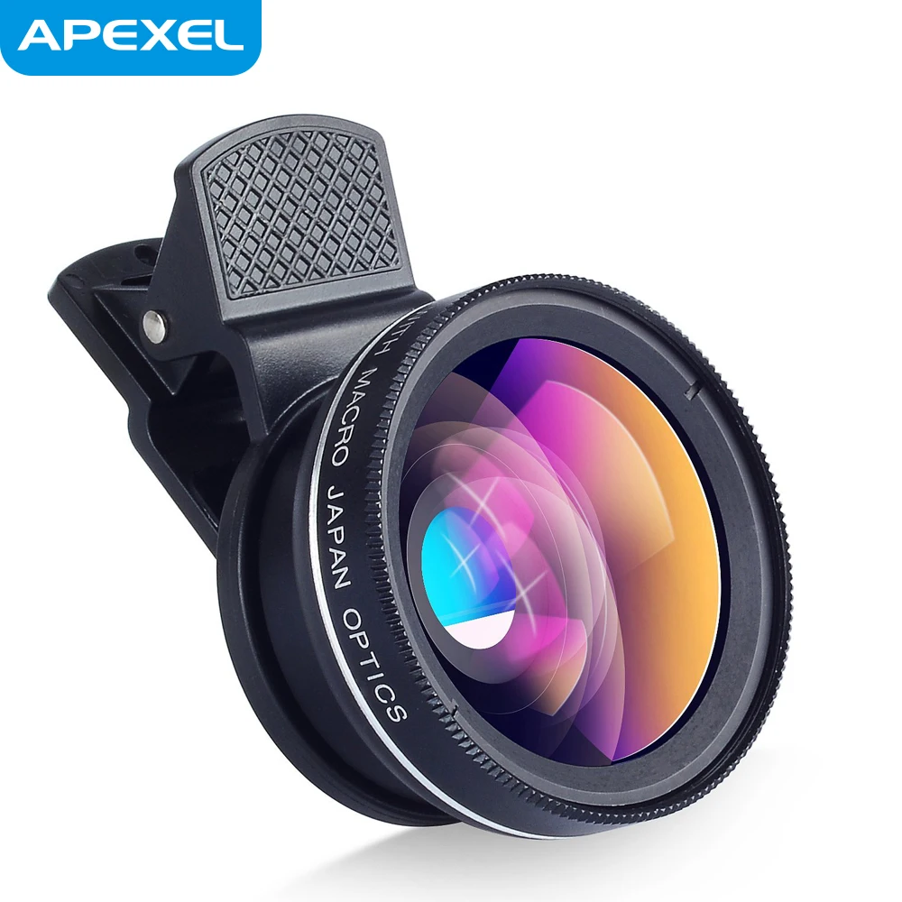 
best selling products 2018 clip 37mm mobile phone wide angle lens 