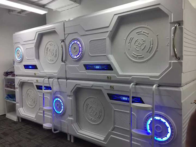 
Hostel furniture divan bed capsule design nap pod capsule hotel resting bed 
