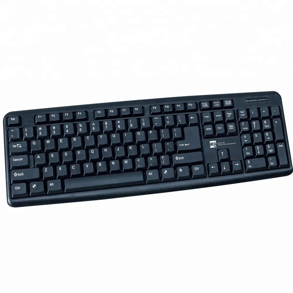 

Wholesale Best Price With Waterproof Professional Office Standard Keyboard With US Layout, Black