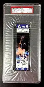 Autographed / Signed Wayne Gretzky 1985 Stanley Cup Game 3 Ticket Hat Trick Mvp Oilers - PSA/DNA Authenticated - Signed Hockey Collectibles - NHL Gifts