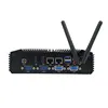 RGEEK Custom OEM DIY Fanless Mini PC Core intel i5 HTPC Thin Mini ITX with 2 Ethernet, pci express slot, SIM card Slot, 4 RS232