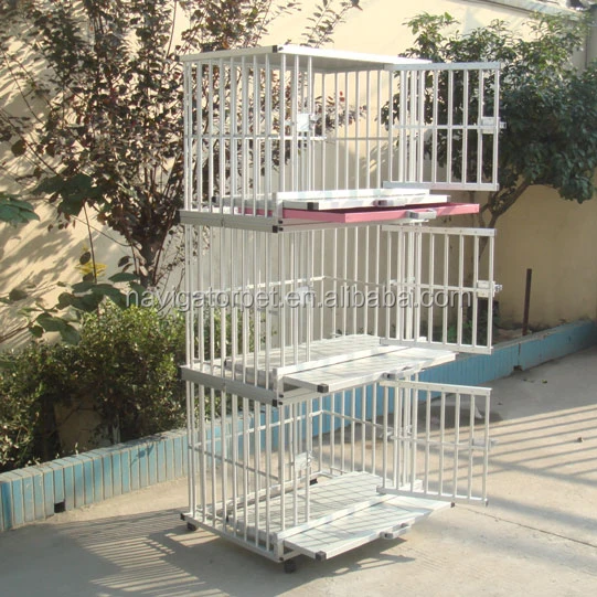Modular Aluminum Dog Crate, Stacking Dog Crate, View Aluminum Dog Crate
