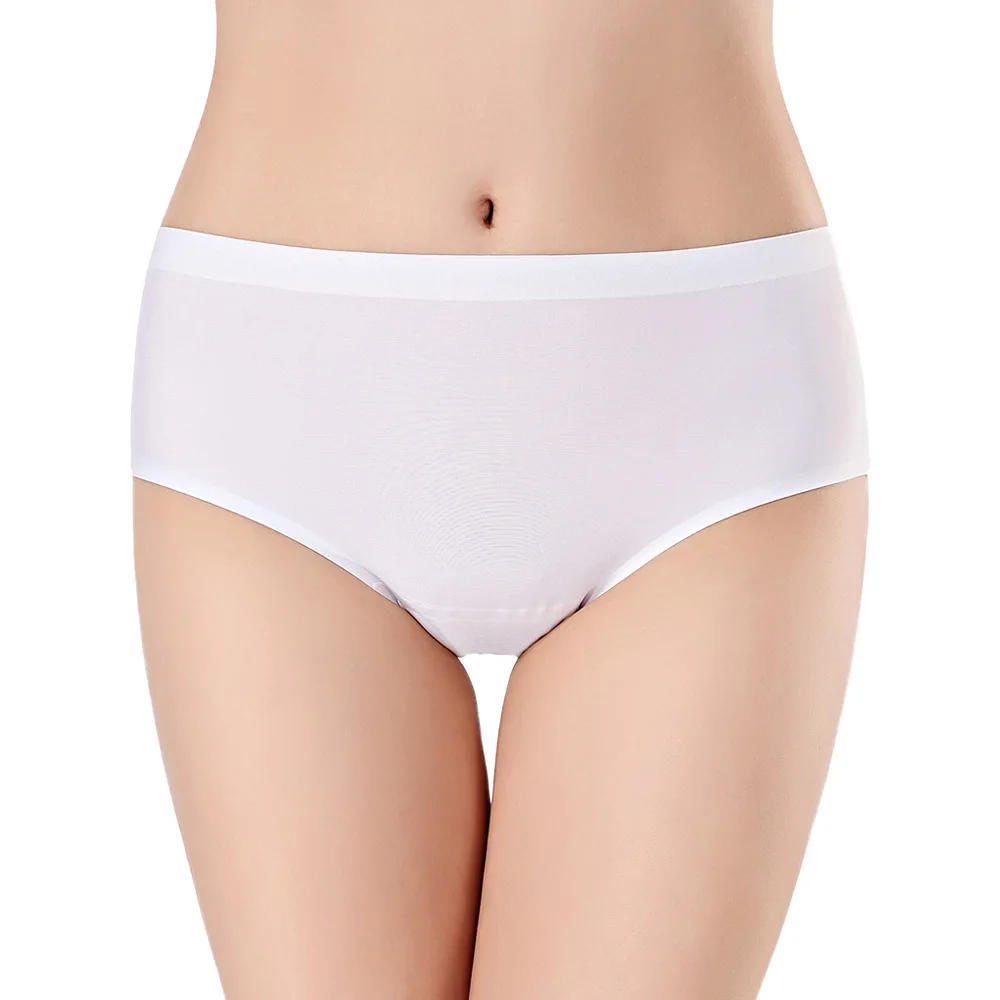 

Seamless Fitness Panties Briefs Plus Size Comfy Bikini Underwear For Women US Sizing, As picture