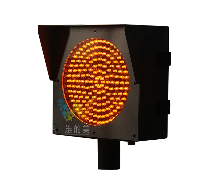 8 inch road safety yellow flashing light traffic warning led fog light on sale