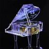 Factory wholesale personalized engraving crystal wedding gift music box for wedding gift