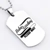 Wholesale Creativity Women Stainless Steel Jewelry Baby Loading Please Wait Charm Necklace Valentine's Day Gift YP6169